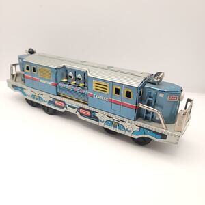 Vintage Japan Japanese Mountain Express Tin Train 1950s 60s